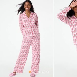 NWT roller rabbit Monkey Long Sleeve Polo Pajamas pink size XXS sold out